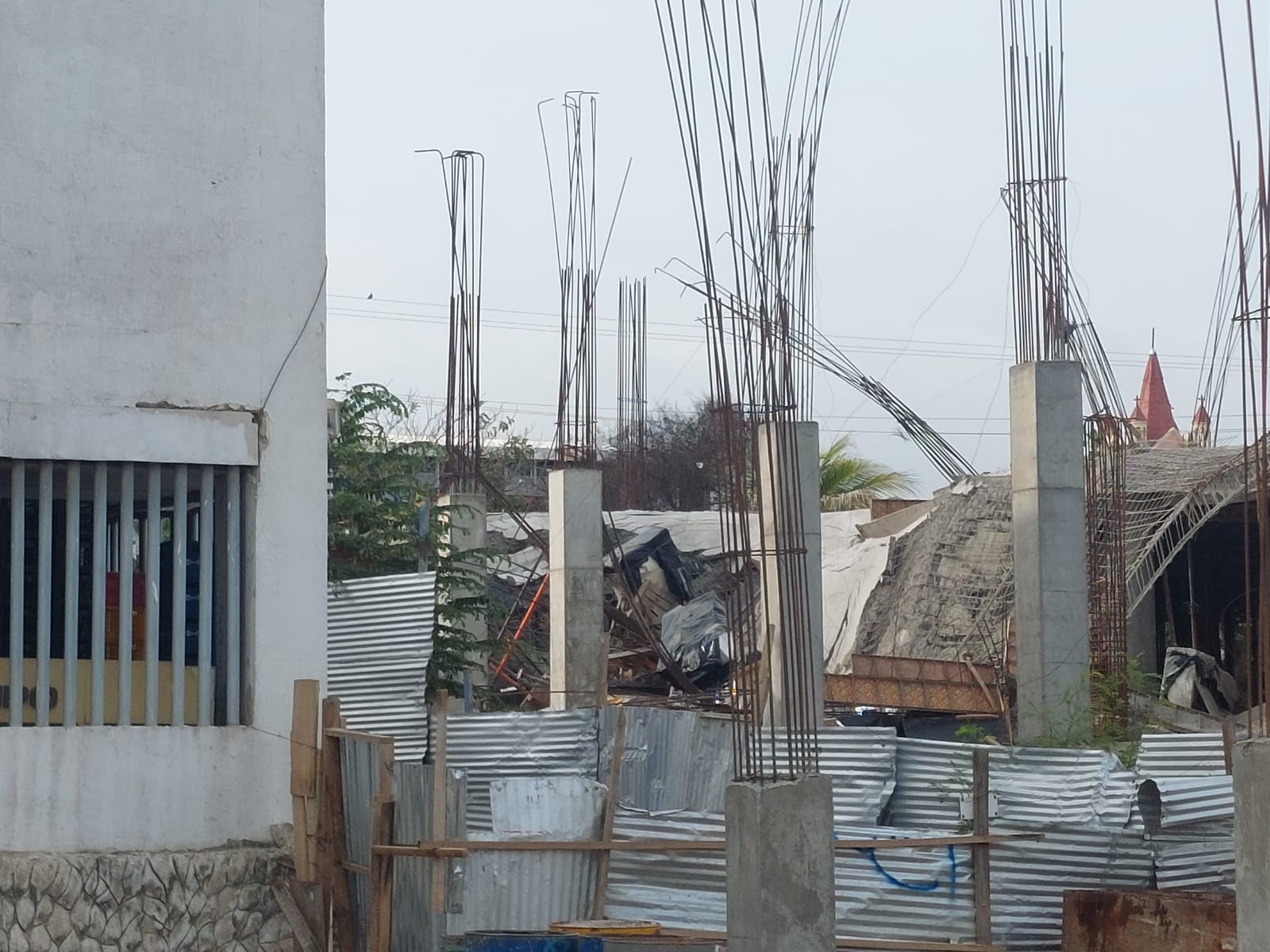 Obras del mercado Sazón en Puerto Colombia./ Foto: Caracol Radio
