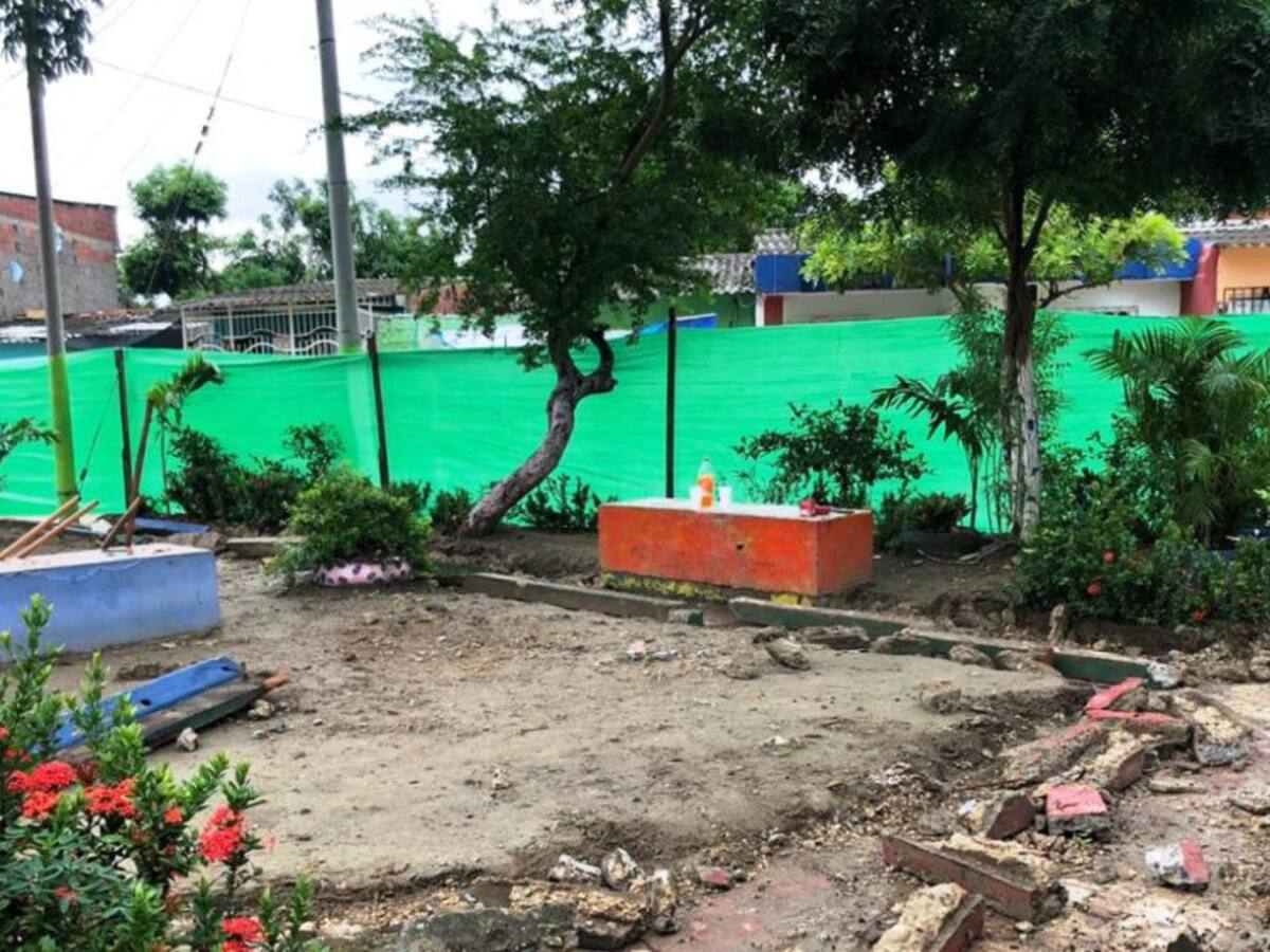 Distrito inició adecuación de parque en Olaya Herrera