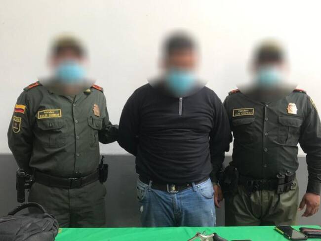 Un de los capturados en el frustrado atraco a un domiciliario en el norte de Barranquilla.