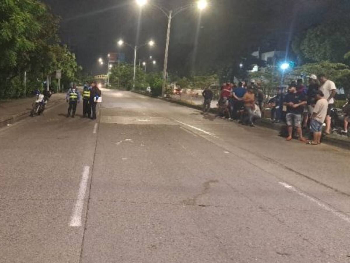 Murió motociclista tras chocar con un bordillo en la Transversal 54 de Cartagena