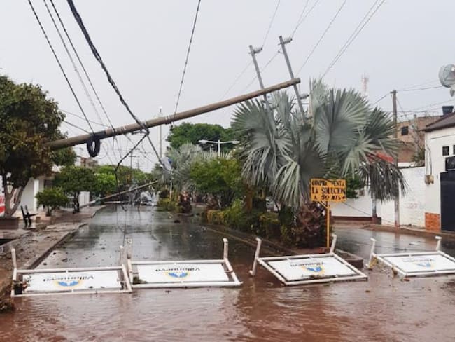 Cuatro municipios de La Guajira sin luz por fuerte vendaval