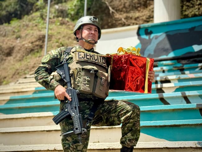 Ejército realizó jornada navideña en el Cañón del Micay en Cauca