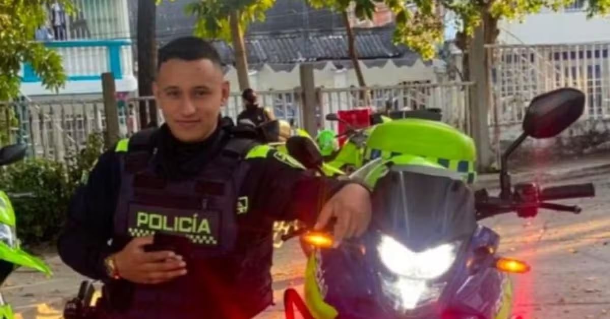 Patrullero Amir Chamorro Campo, fallecido. // Cortesía