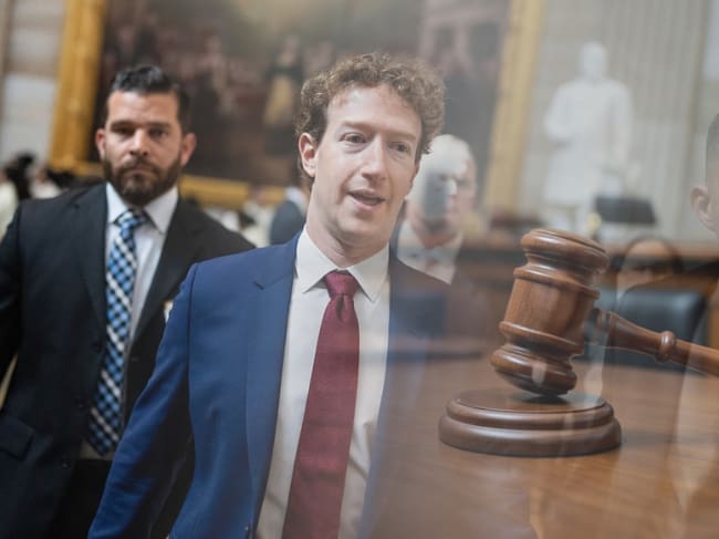 Condena a Meta y YouTube por causar adicción: Esto dijo Mark Zuckerberg en el juicio en EE. UU. Getty Images/Grok