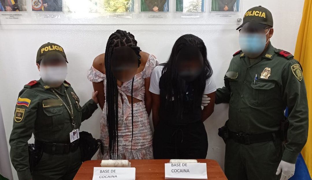 Todas fueron capturadas en el aeropuerto Rafael Núñez cuando pretendían salir del país