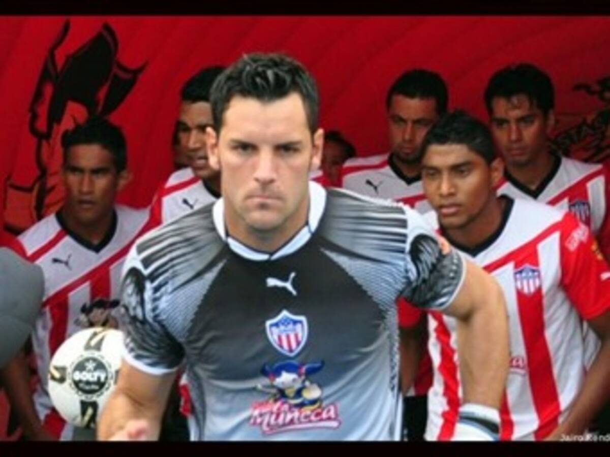 El arquero uruguayo, Sebastián Viera, reaparecerá en Junior contra Boyacá Chicó