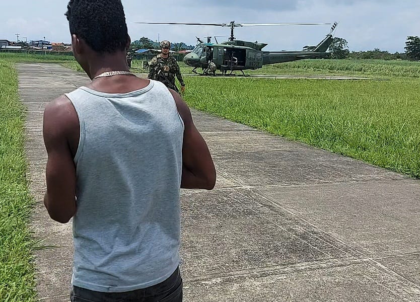 Menor de edad reclutado por las disidencias. Foto: Fuerza de Tarea Hércules