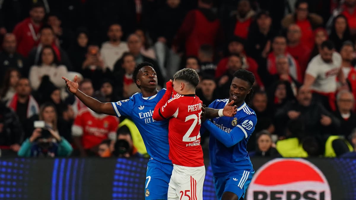 UEFA suspende a Prestianni por caso de supuesto racismo hacia Vinícius: ¿cuántos partidos se pierde?