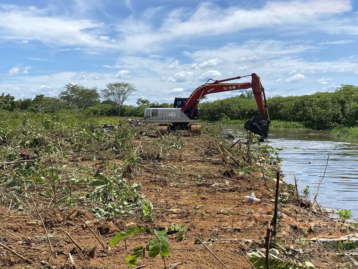Dagran avanza en obras de mitigación por recurrentes inundaciones en El Bagre