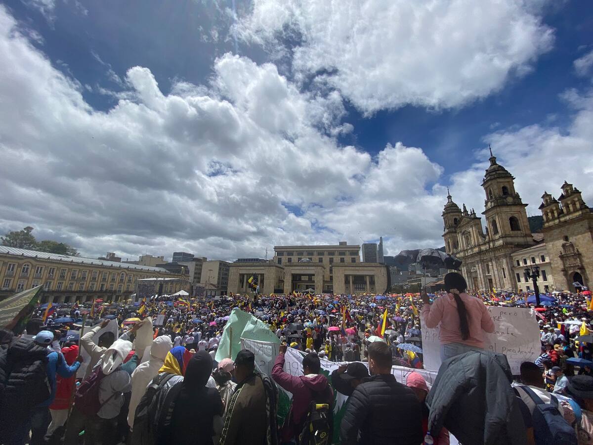 Protestas: Más de 92 mil personas marcharon contra el gobierno de Gustavo Petro