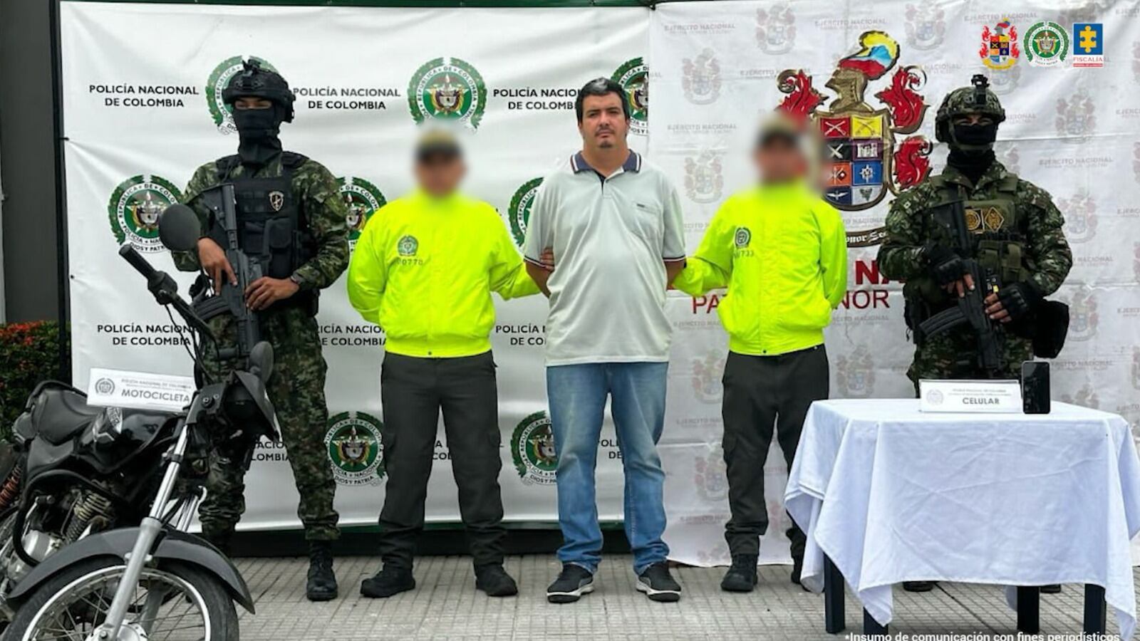 Capturado alias Canoso, habría participado en el asesinato de un policía en Urabá- foto Fiscalía