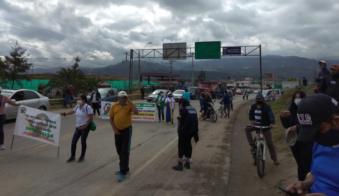 Sin embargo, hay una denuncia de un joven que dijo sufrió agresiones de la Fuerza Pública en Duitama. 