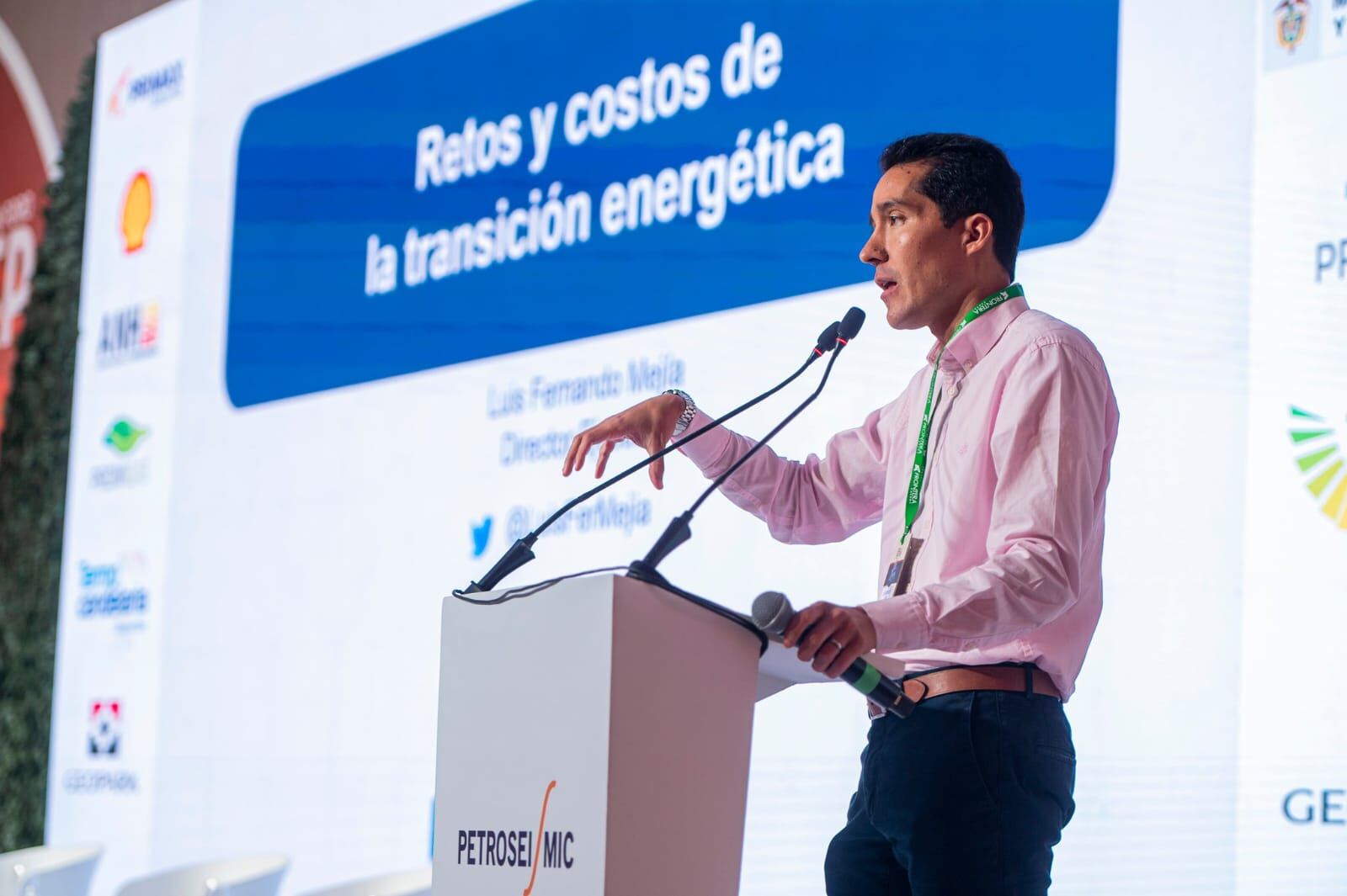 Tomada del Twitter de la Asociación Colombiana de Petróleo y Gas (Luis Mejía, director Ejecutivo de Fedesarrollo