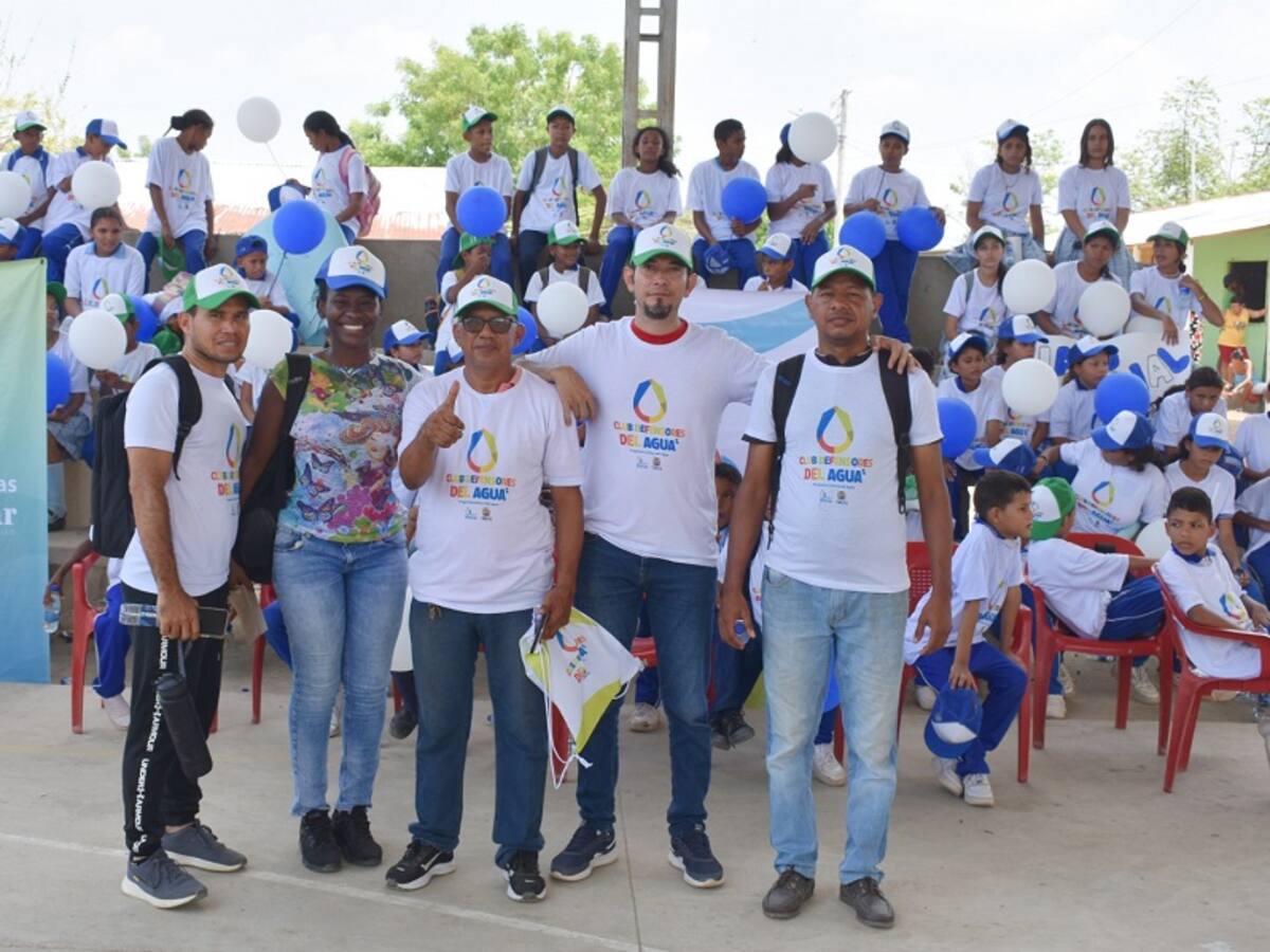 Aguas de Bolívar conmemoró día mundial del agua en el corregimiento de Nervití de El Guamo