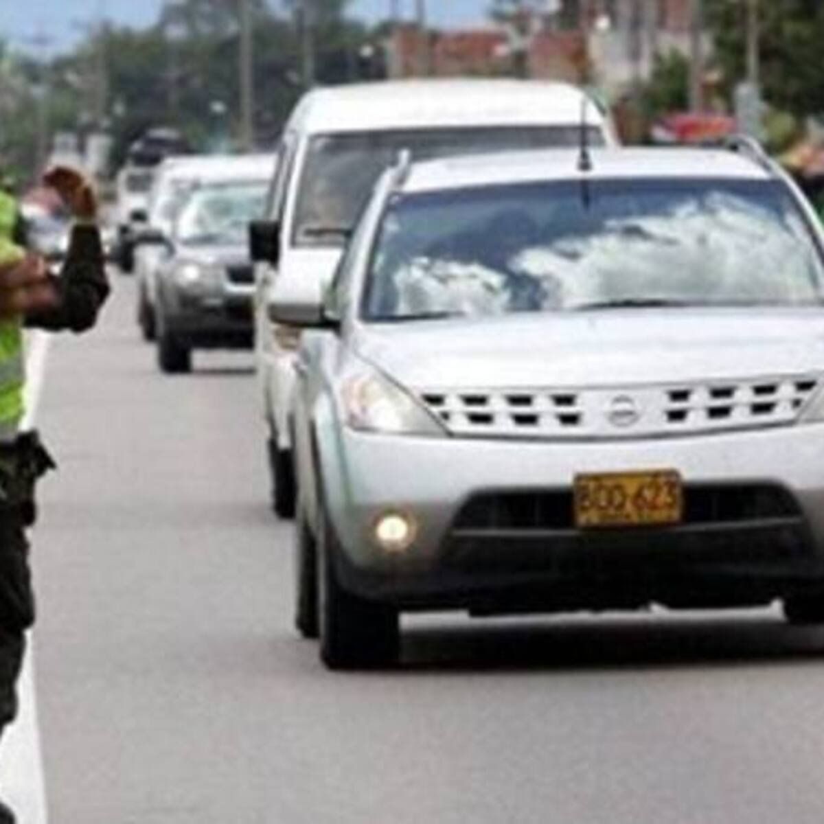 Aumento de vehículos y disminución de accidentes y comparendos