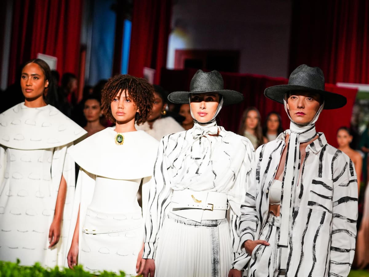 El diseñador Carlos Polite fue el encargado de abrir el telón en Ibagué Negocios y Moda.