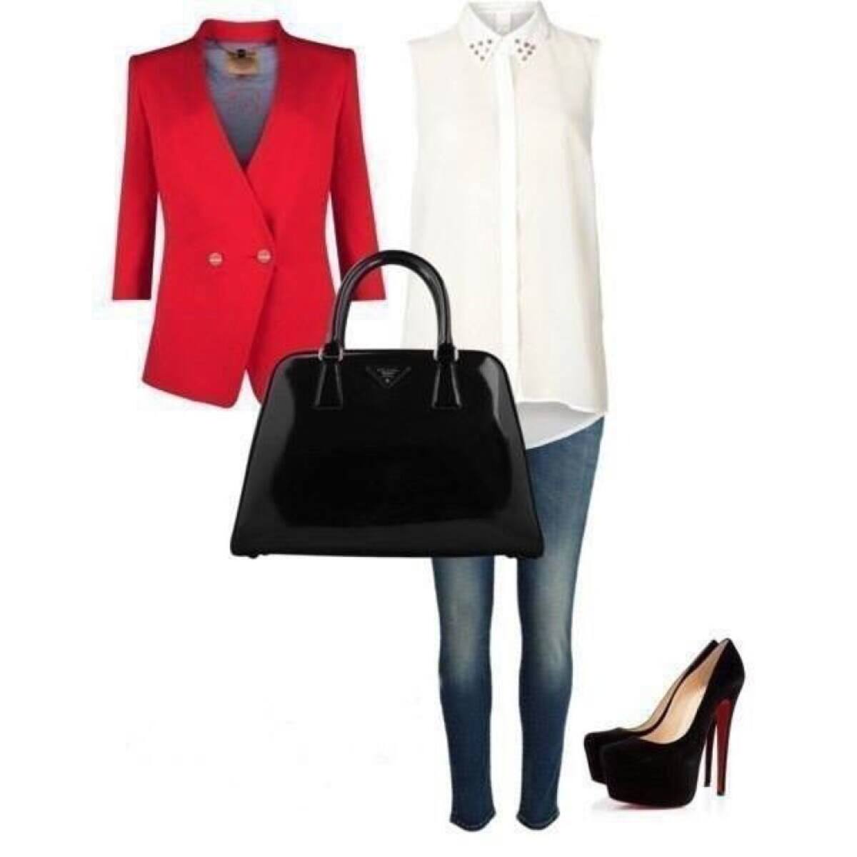 Una camisa de cuadros y botines con tacón cuadrado también puede ser una muy opción.