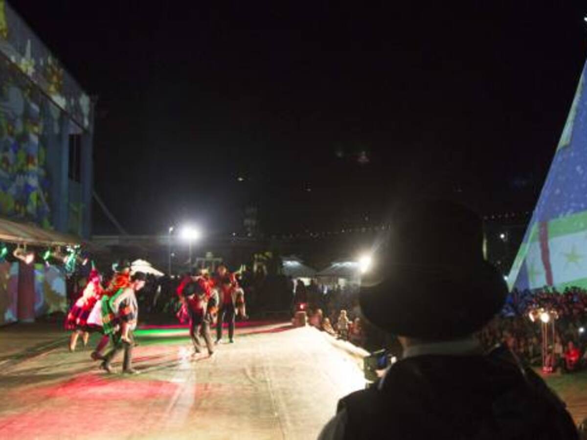 El árbol navideño más grande de Colombia es santandereano