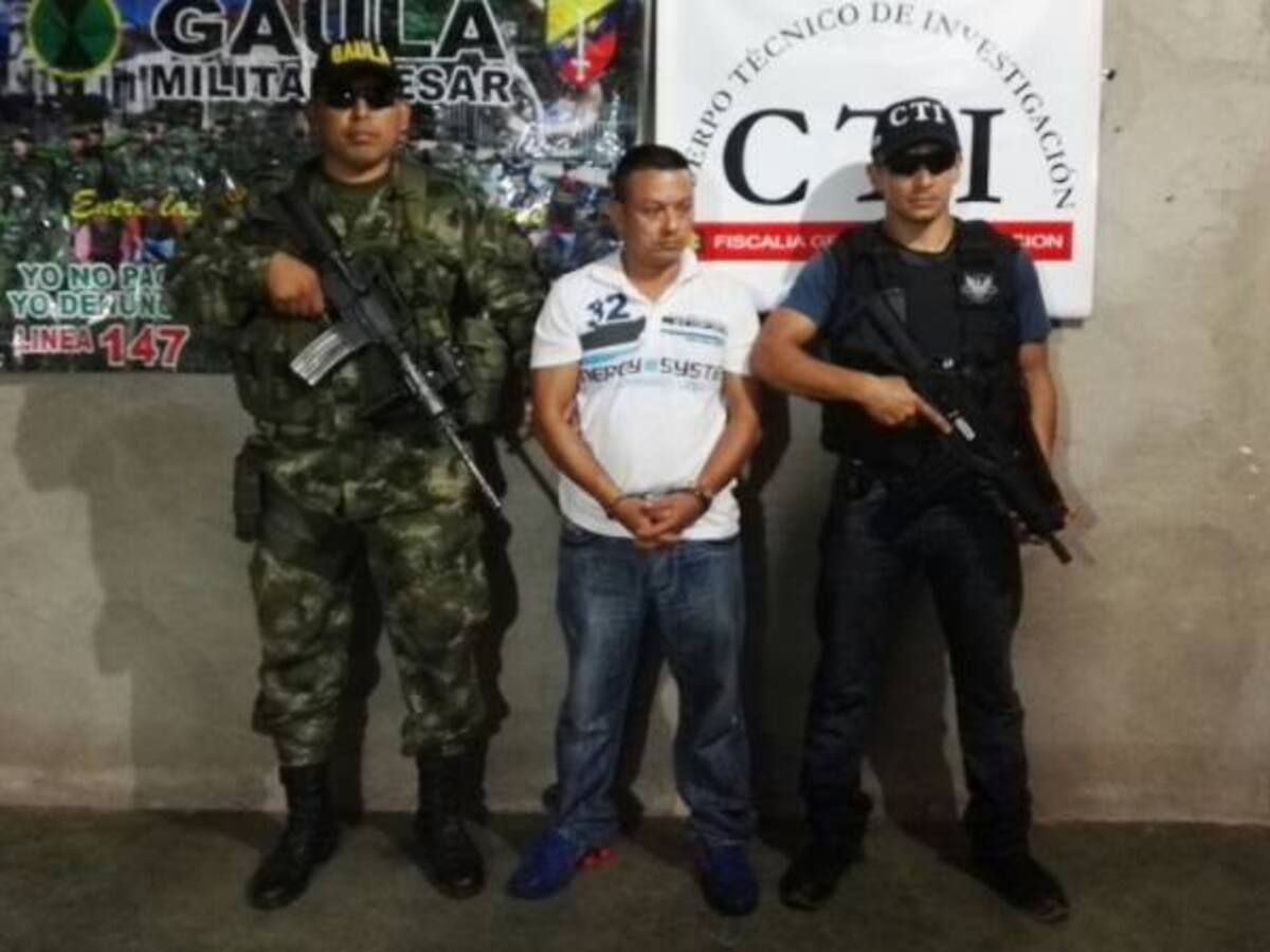 Capturado en Aguachica por desplazamiento de campesinos