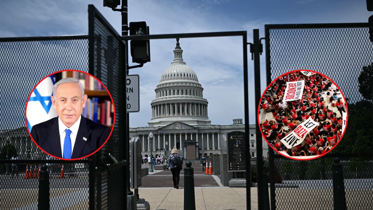 Washington refuerza su seguridad ante manifestaciones por discurso de Netanyahu