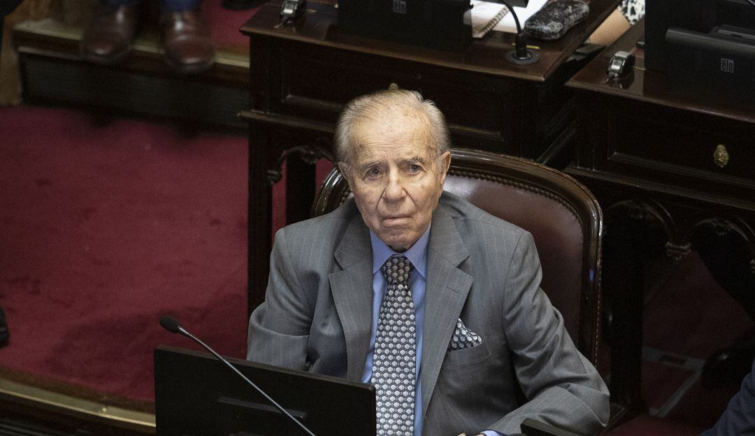 Carlos Menem, expresidente de Argentina. 