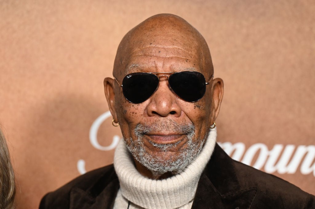 Morgan Freeman at the "Lioness" season 2 premiere at the Linwood Dunn Theater on October 23, 2024 in Los Angeles, California. (Photo by Gilbert Flores/Variety via Getty Images)