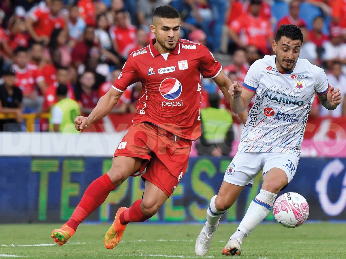 Jugadores del Pasto se quejaron del arbitraje en el duelo frente al América