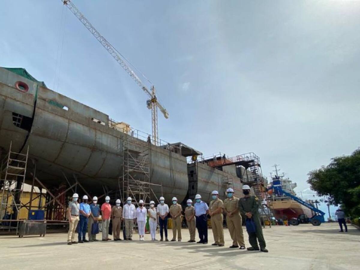 Gobierno de Guatemala visitó astillero de Cotecmar en Cartagena