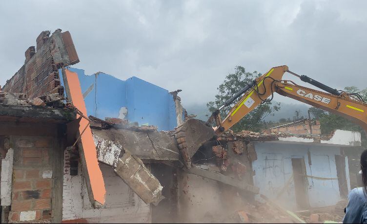 Demolición Bronx de Amagá, Antioquia.