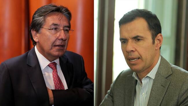 Néstor Humberto Martínez y Guillermo Rivera habrían llegado a acuerdo sobre la JEP. Foto: Colprensa