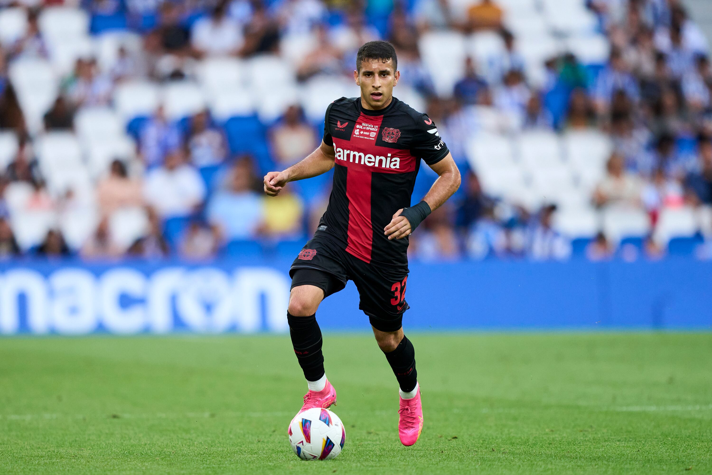 Gustavo Puerta durante un amistoso de pretemporada con el Bayer Leverkusen. (Photo by Juan Manuel Serrano Arce/Getty Images)