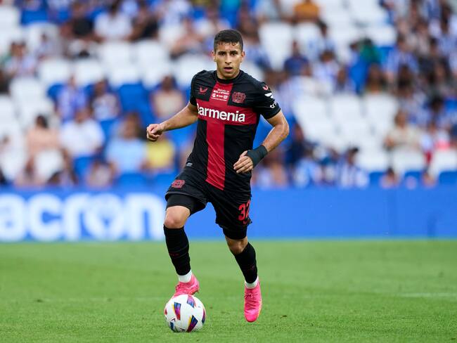 Gustavo Puerta durante un amistoso de pretemporada con el Bayer Leverkusen. (Photo by Juan Manuel Serrano Arce/Getty Images)