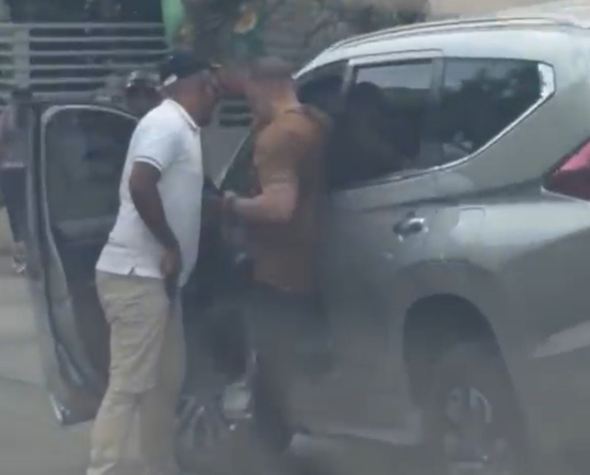 Momentos del asalto. Foto: tomada de redes.