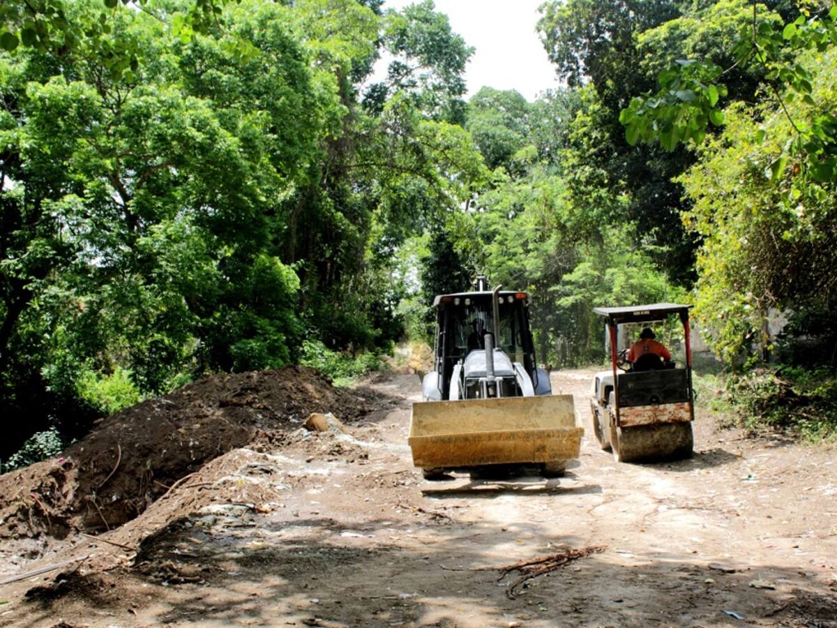 Alcaldía de Turbaco da solución temporal al problema del desplome en sector del Talón