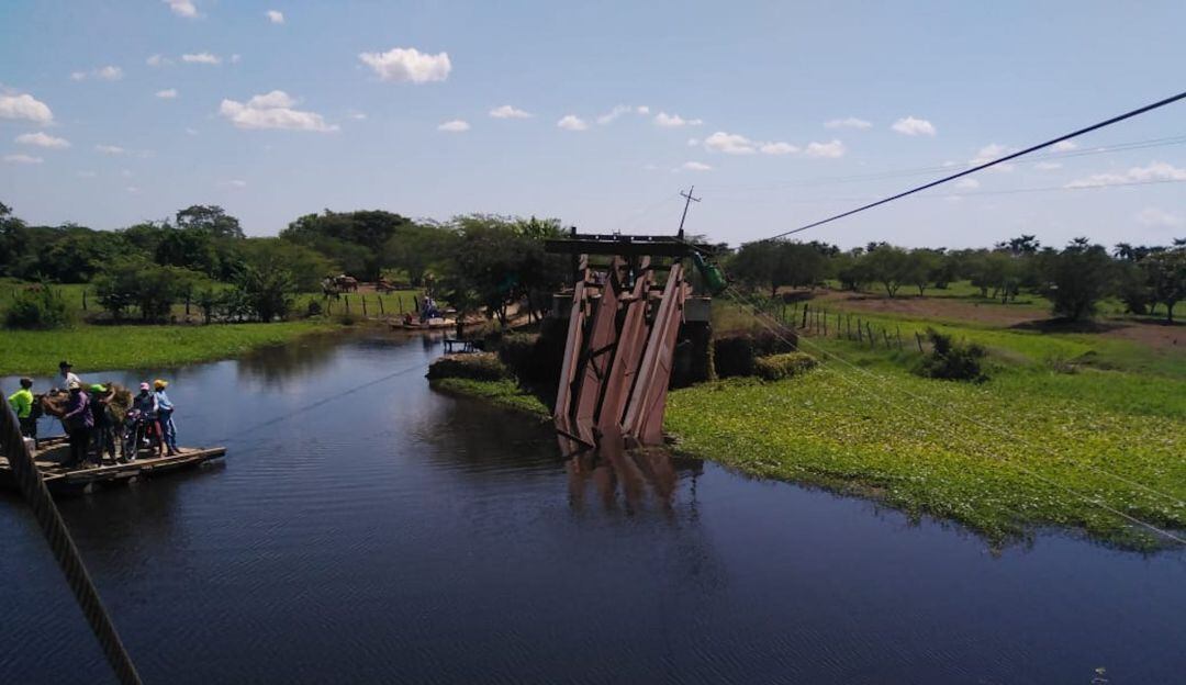 Colapsó puente en Concordia, Magdalena