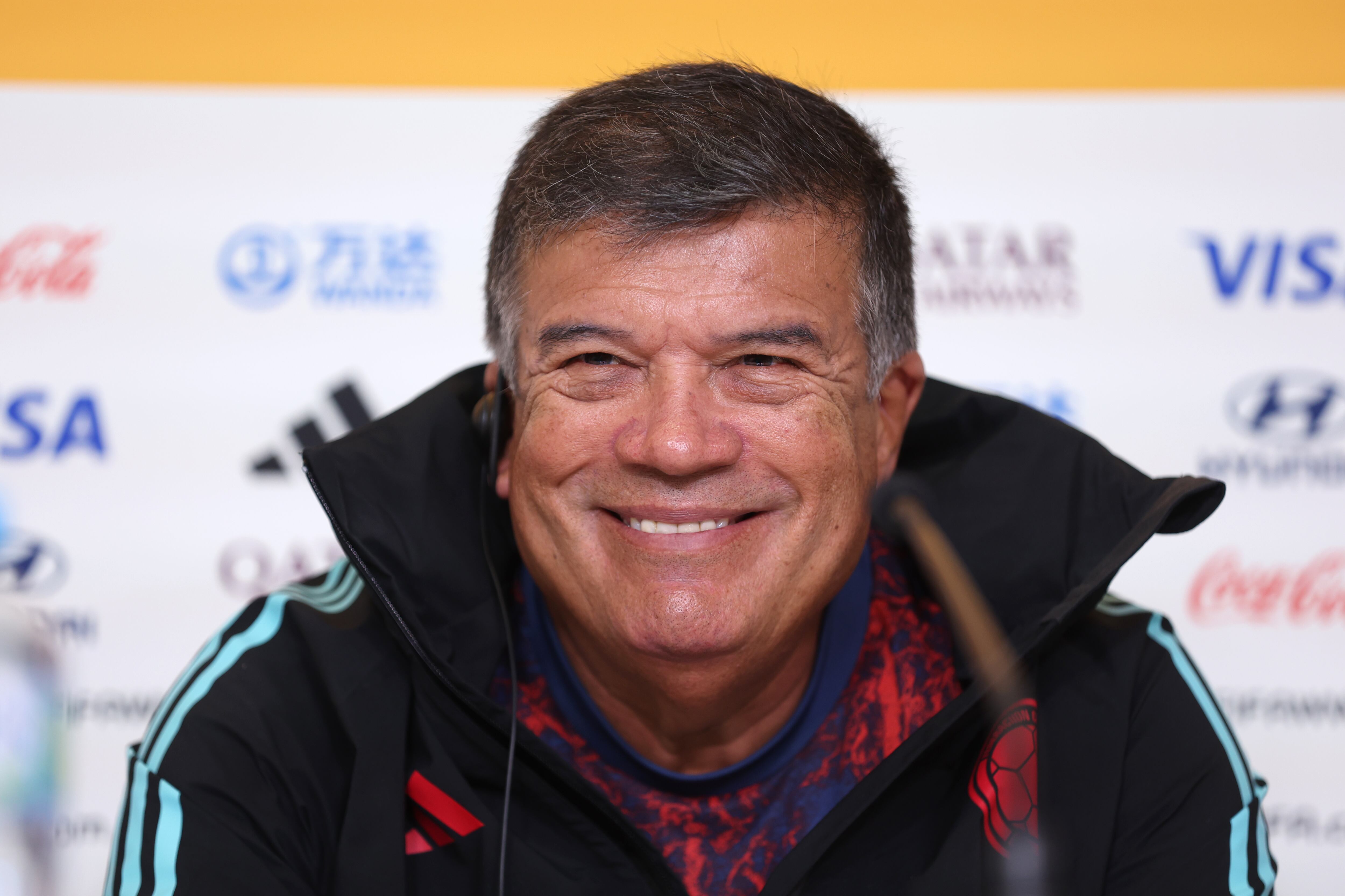 Nelson Abadía, DT de la Selección Colombia. (Photo by Alex Pantling - FIFA/FIFA via Getty Images)