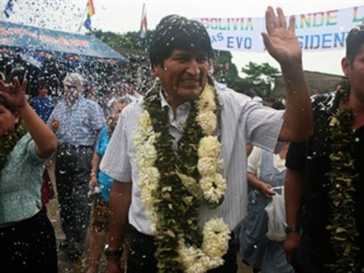 Evo Morales, reelegido presidente de Bolivia