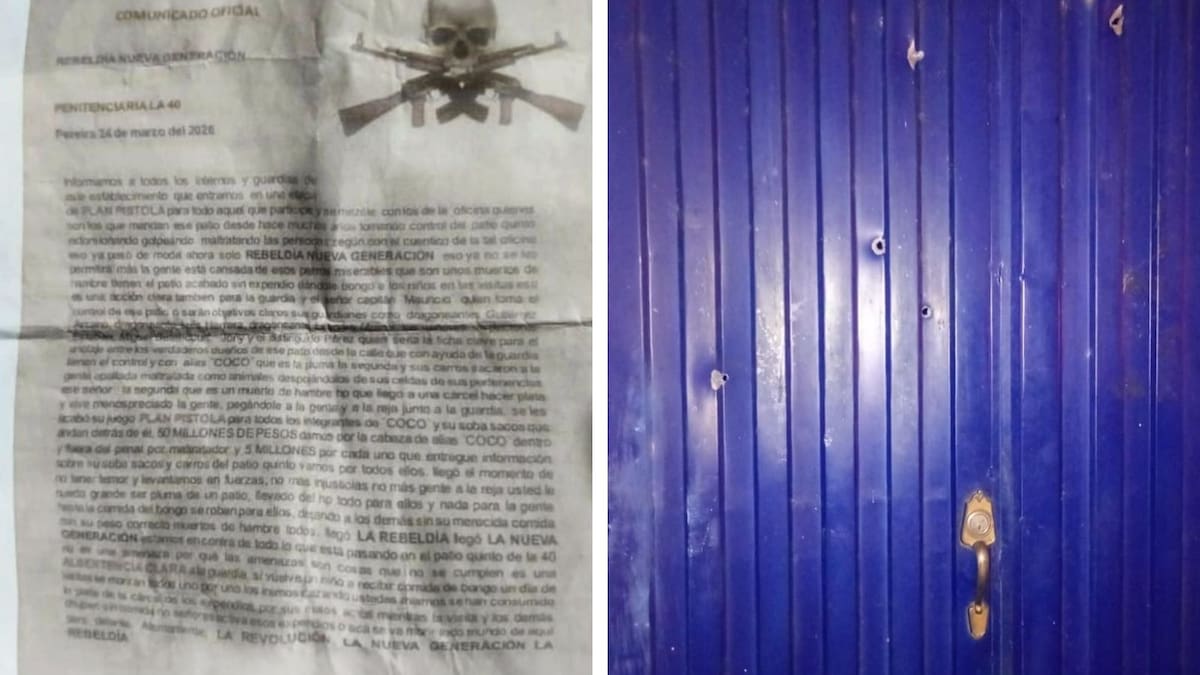 Medidas de seguridad luego del ataque a las instalaciones de la cárcel de varones La 40 de Pereira