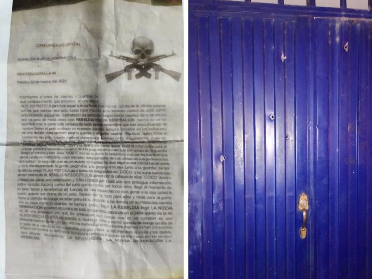 Medidas de seguridad luego del ataque a las instalaciones de la cárcel de varones La 40 de Pereira