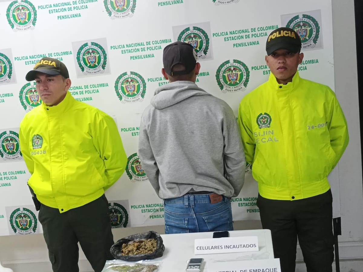 Capturan a alias “Mirolindo” dinamizador del tráfico de estupefacientes en Caldas