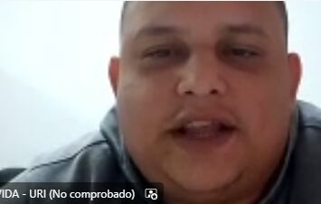 Alias ‘El Beso’ durante una audiencia.