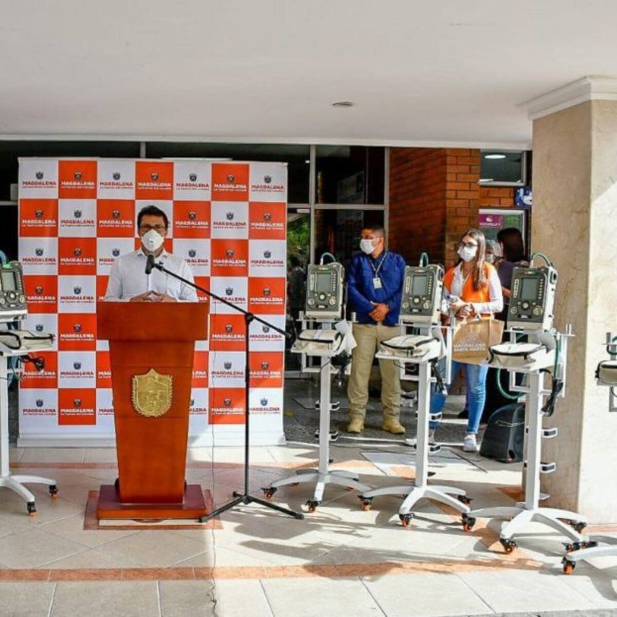 Red hospitalaria del Magdalena recibe 20 ventiladores de UCI