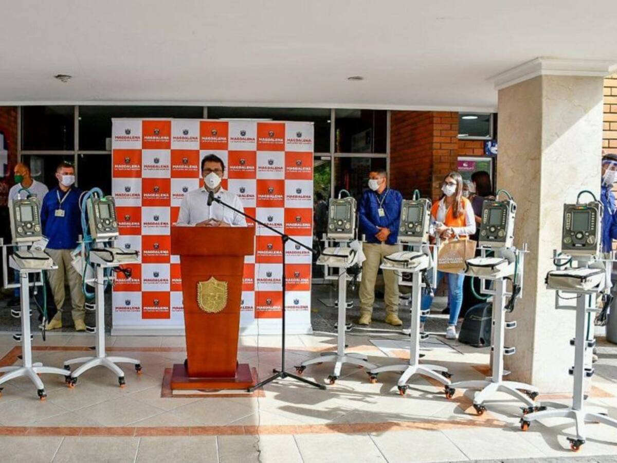 Red hospitalaria del Magdalena recibe 20 ventiladores de UCI