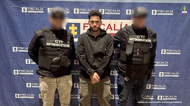 Enviado a la cárcel el presunto coordinador de ‘El Coco’, en Medellín. Foto: Cortesía Fiscalía