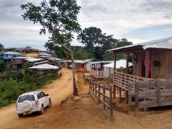 Derrumbe en la vía a Carrizales retrasa campamento para las Farc en Remedios, Antioquia