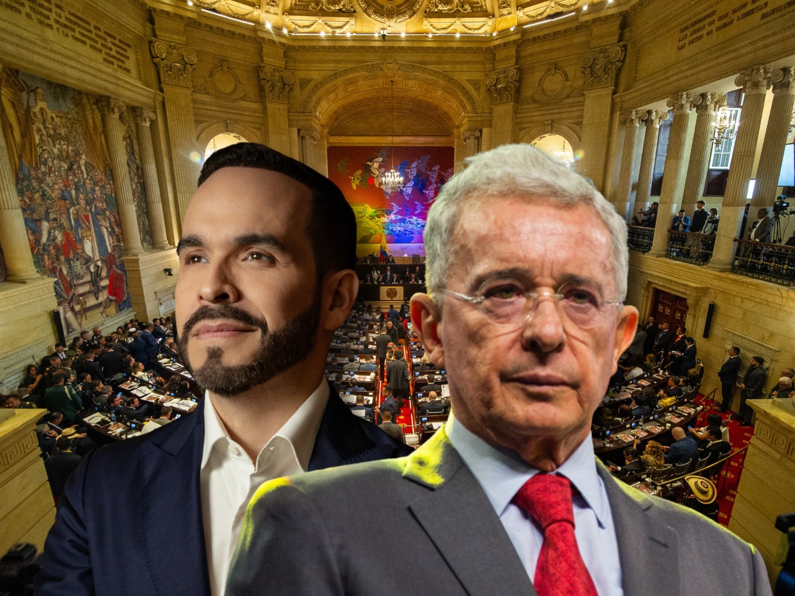 Abelardo de la Espriella y Álvaro Uribe