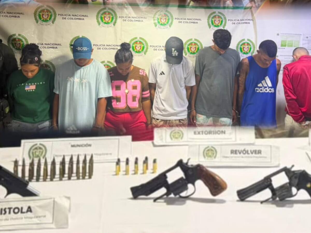 Golpe a estructuras criminales en Fundación deja siete capturados y armas incautadas