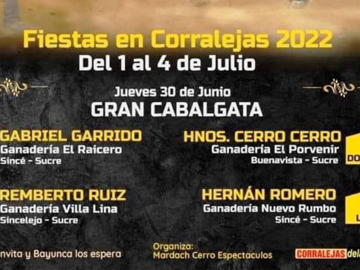 Piden claridad ante eventual realización de corralejas en Bayunca