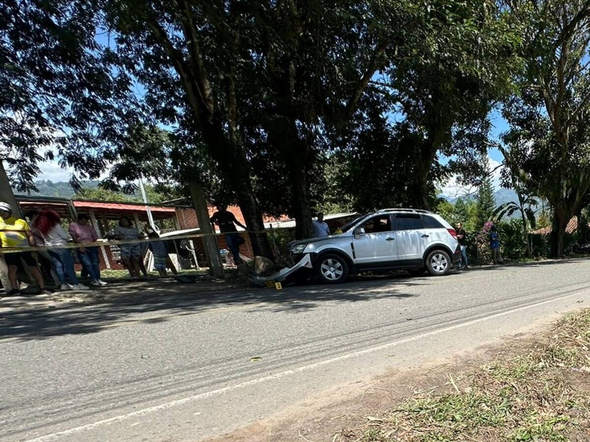 Dos hombres de la tercera edad murieron atropellados en el departamento de Caldas