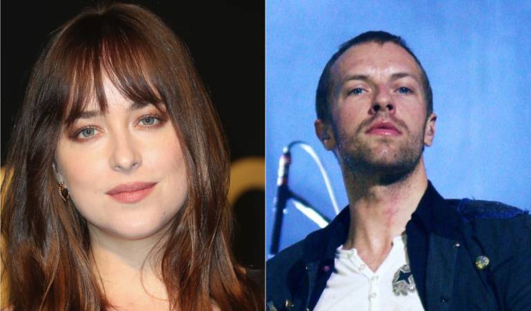 Dakota Johnson y Chris Martin